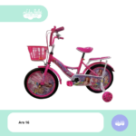 Bicicleta infaltil aro 16 modelo Tracy pink