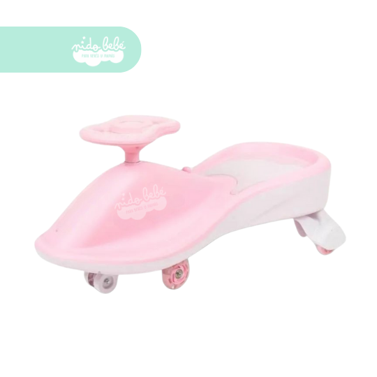 48 Carrito twist car de niña rosa - Imagen 1
