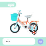 Bicicleta infaltil aro 12 modelo Dunky naranja