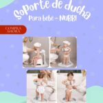 Soporte de Ducha para Bebé Ajustable DELFIN PLOMO