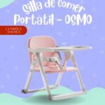 Silla de Comer de bebé portatil OSMO - COLOR ROSADO