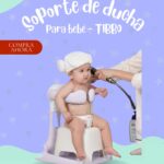 Soporte de Ducha para Bebé Ajustable TIBOO LILA