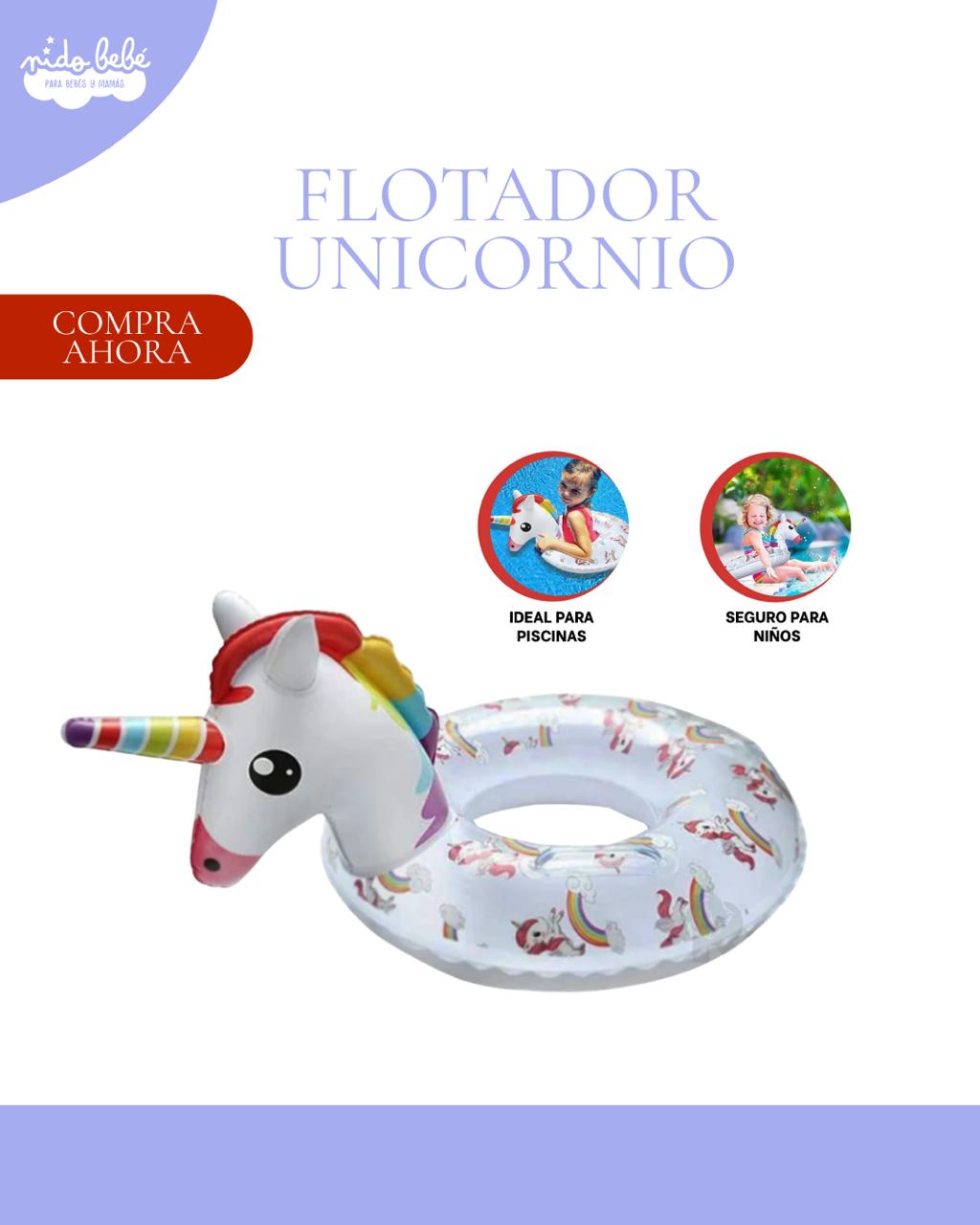 FLOUNICORNIO FLOTADOR INFANTIL RECREATIVO - MODELO UNICORNIO - Imagen 1