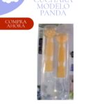 CUCHARA SANTOLEE PARA NIÑAS - MODELO PANDA AMARILLO