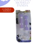 CUCHARA SANTOLEE PARA NIÑAS - MODELO PANDA MORADO
