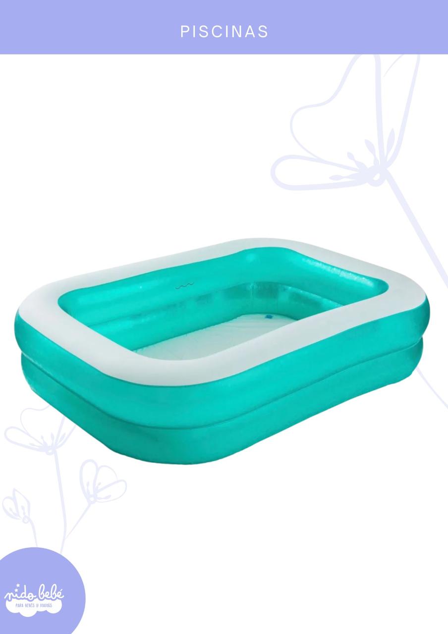 PISINFLABLEFAMILIAR Piscina Familiar Inflable 201X150X51cm - INTEX - Imagen 1