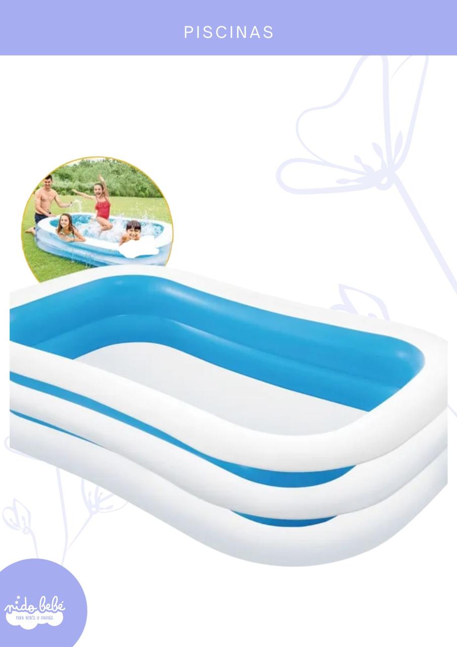 PISINTEXFAMILIAR Piscina Rectangular Inflable Familiar - INTEX - Imagen 1