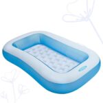 Piscina inflable rectángulo con base inflable