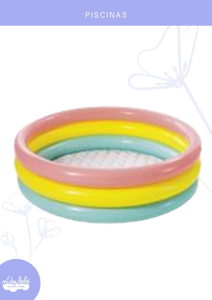 pisarcoiris114x25 Piscina Arcoiris para niños 114x25cm - INTEX - Imagen 1