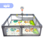 CORRAL BABY SHARL 150 X 180 cm - GRIS