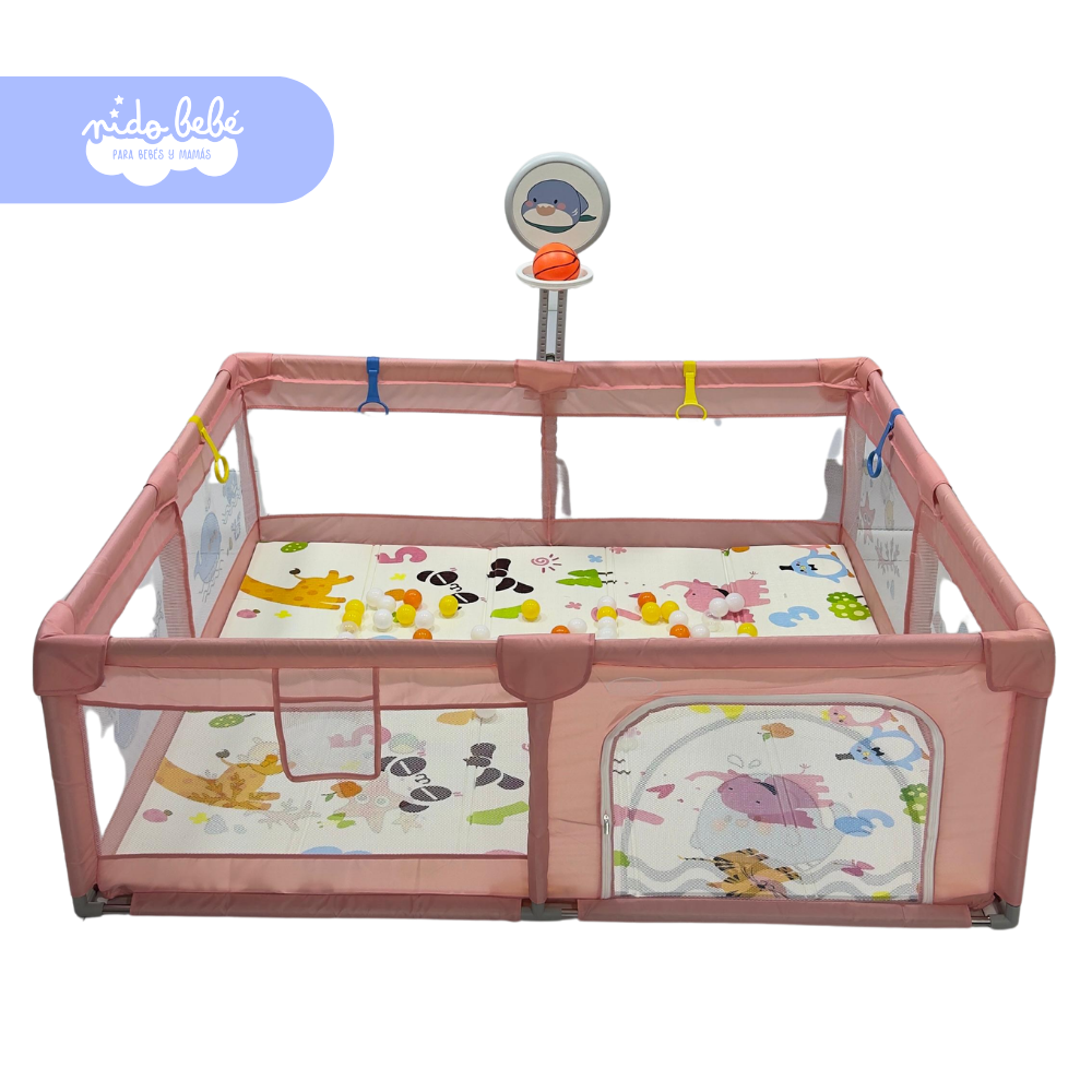 BABYSHARLROSADO CORRAL BABY SHARL 150 X 180 cm - ROSADO - Imagen 1