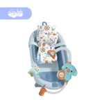Bañera Plegable Aquabu con Termómetro y Set de Accesorios -  AZUL