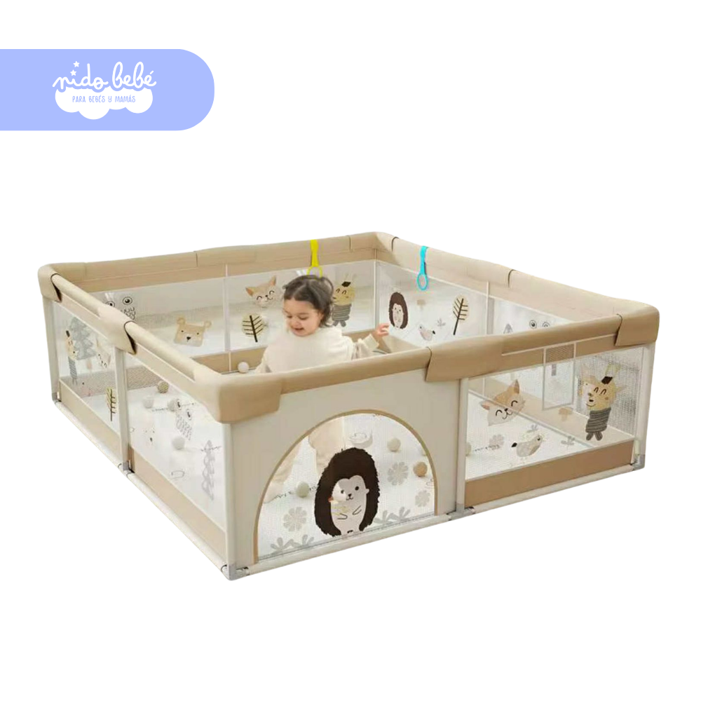 CorralCentroerizo Corral infantil para bebé 150x150cm - MODELO ERIZO - Imagen 1
