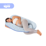 Mega Almohadón Multifuncional para Mamá y Bebé - NUBES CELESTES