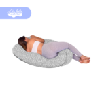 Mega Almohadón Multifuncional para Mamá y Bebé - NUBES GRIS - Imagen 3