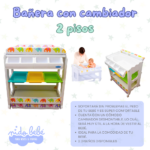 Bañera con Cambiador  2 Pisos - Imagen 2