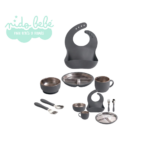 KIT DE ALIMENTACION ACERO INOXIDABLE - COLOR PLOMO