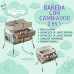Bañera con cambiador 2 en 1 - Imagen 2