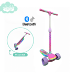 SCOOTER OKA PIXEL  CON BLUTOOTH ROSADO COLORIDO
