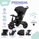 TRICICLO PREMIUM - NEGRO - Imagen 2