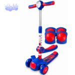 SCOOTER INFANTIL OKA AVIONCITO ASIENTO - AZUL Y ROJO