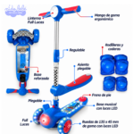 SCOOTER INFANTIL OKA AVIONCITO ASIENTO - MORADO CON TURQUESA - Imagen 2