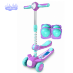 SCOOTER INFANTIL OKA AVIONCITO ASIENTO - MORADO CON TURQUESA