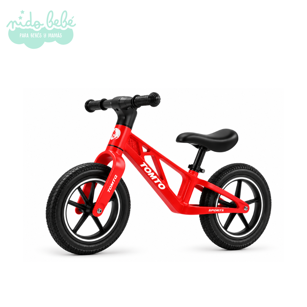 BICI EQUI ARO 12 ROJO Bicicleta de Equilibrio Infantil Aro 12 - Rojo - Imagen 1