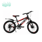 BICICLETA VELOZ ARO 16 MODELO ROCA - NEGRO CON ROJO