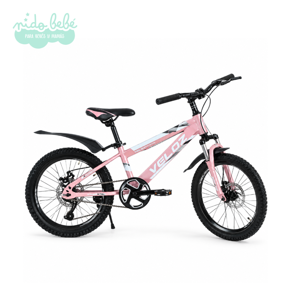 BICIARO16 ROCA ROSADO BICICLETA VELOZ ARO 16 MODELO ROCA - ROSADO - Imagen 1
