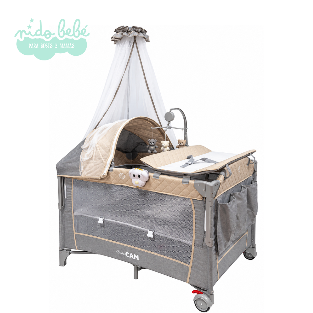 CUNA TURING BEIGE CUNA CORRAL TURING 3 EN 1 - BEIGE - Imagen 1