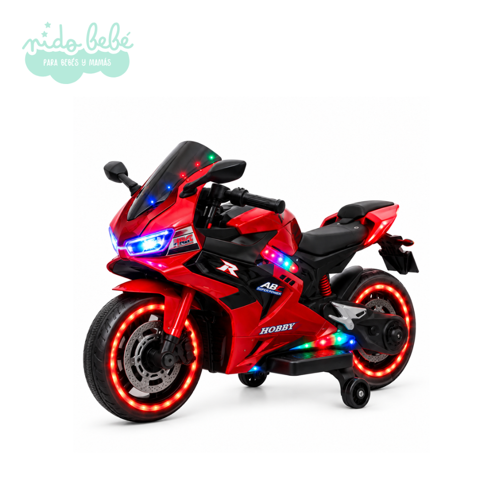 MOTOBAT HONDA_ROJO MOTO A BATERIA MODELO HONDA - ROJO - Imagen 1