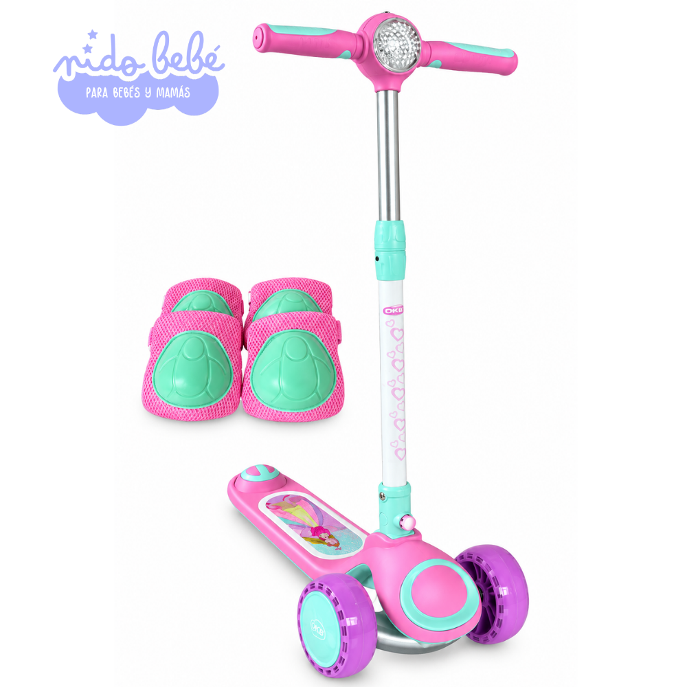 OKA LIGTH COLORIDO SCOOTER INFANTIL OKA LIGTH BLUETOOTH - COLORIDO - Imagen 1