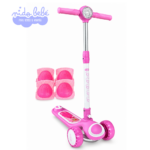 SCOOTER INFANTIL OKA LIGTH BLUETOOTH - ROSADO