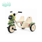 TRICICLO ROBOT DOBLE ASIENTO PARA NIÑA - VERDE