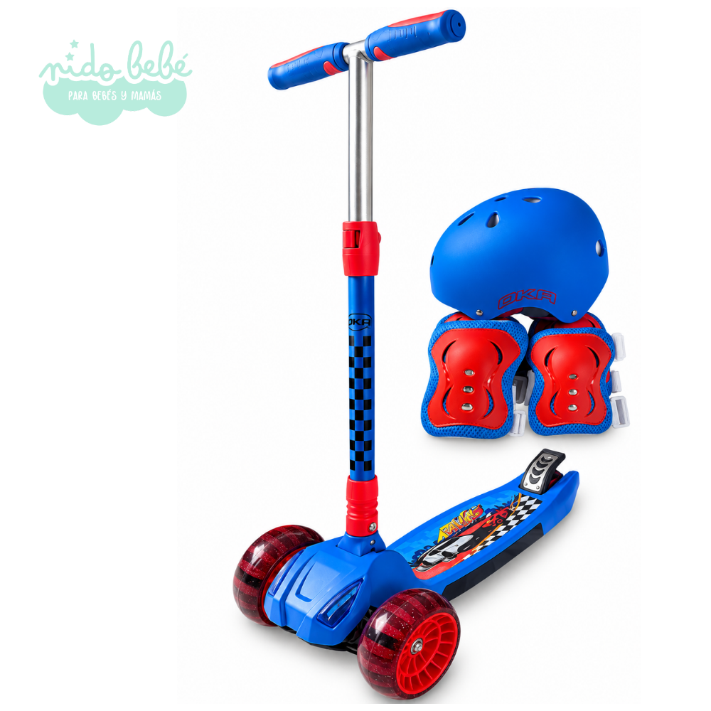 SCOOTER CARRITO AZUL SCOOTER INFANTIL CARRITO - AZUL - Imagen 1