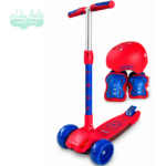 SCOOTER INFANTIL CARRITO - ROJO CON AZUL