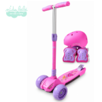 SCOOTER INFANTIL CARRITO - ROSADO CON MORADO