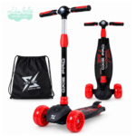 SCOOTER GRAN OXIE - NEGRO CON ROJO