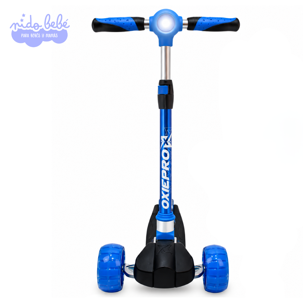 SCOOTER MAXI NEGRO Y AZUL SCOOTER INFANTIL OXIE PRO MAXI - NEGRO CON AZUL - Imagen 1